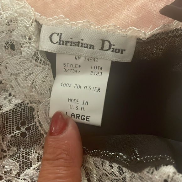 VG CHRISTIAN DIOR 3 Piece matching lingerie set MD /LG PRISTINE Very Rare! 💕SALE - Picture 12 of 16